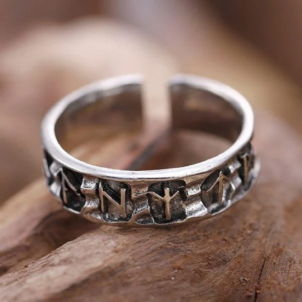 Viking Ring – Runes Engraved