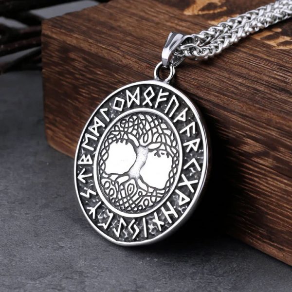 Yggdrasil Necklace – Tree of Life Runes